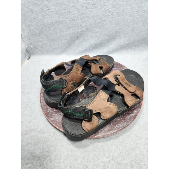 Nike womens Brown & Black Sandals Size 10 Adjustable Straps Comfortable Durable - Picture 3 of 12